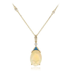 AAA-Welo-Opal-Goldhalskette (CIRARI)