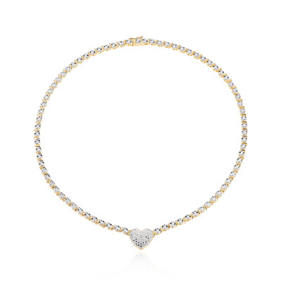 I3 (I) Diamant-Messingcollier (Juwelo Style)