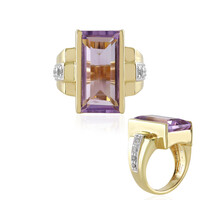 Lavendel-Amethyst-Silberring
