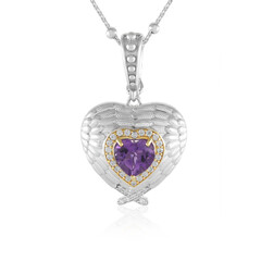 Sambia-Amethyst-Silberhalskette (Dallas Prince Designs)