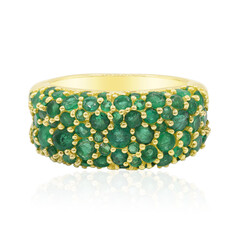 Sambia-Smaragd-Goldring (Adela Gold)