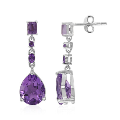 Amethyst-Silberohrringe