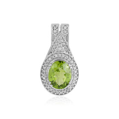 Peridot-Silberanhänger