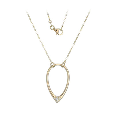 Zirkon-Silbercollier (Adela Silber)
