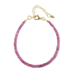 Rubin-Silberarmband
