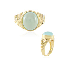 Aqua-Chalzedon-Silberring