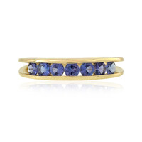 AAA-Tansanit-Goldring (de Melo)