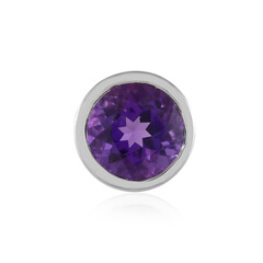 Sambia-Amethyst-Silberanhänger