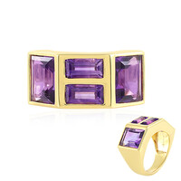 Sibirischer Amethyst-Silberring