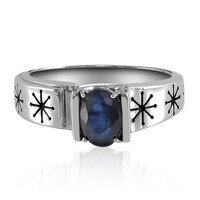 Blauer Saphir-Silberring (TPC)