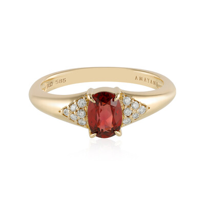 Edelroter Spinell-Goldring (AMAYANI)