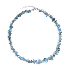 Larimar-Silberhalskette