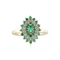 Sambia-Smaragd-Goldring
