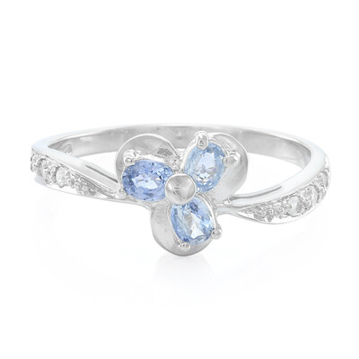 Saphir-Silberring