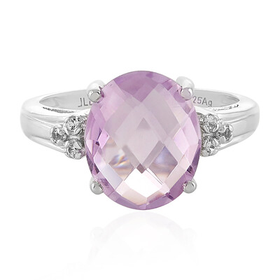 Lavendel-Amethyst-Silberring