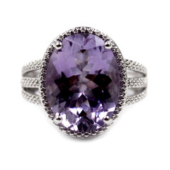 Amethyst-Silberring