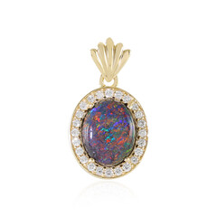 Andamooka-Matrix-Opal-Goldanhänger (AMAYANI)