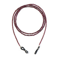Indischer Granat-Brillenkette