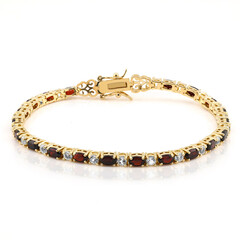 Granat-Silberarmband