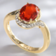 AAA-Mexikanischer Feueropal-Goldring