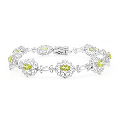 Peridot-Silberarmband