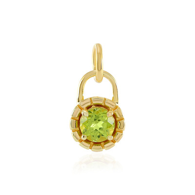 Arizona-Peridot-Silberanhänger