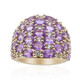 Purpurfarbener Ceylon-Saphir-Goldring