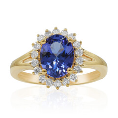 AAA-Tansanit-Goldring (CIRARI)