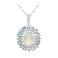 Welo-Opal-Silberhalskette