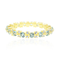 Nigerianischer Paraiba-Turmalin-Goldring