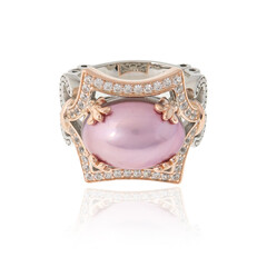 Mabe-Perlen-Silberring (Dallas Prince Designs)
