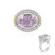 Lavendel-Amethyst-Silberring (Dallas Prince Designs)