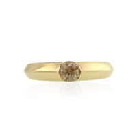 SI2 Argyle-Champagner-Diamant-Goldring (de Melo)