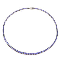 Tansanit-Silbercollier (Gems en Vogue)