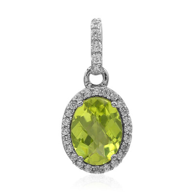Peridot-Silberanhänger