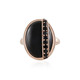 Schwarzer Onyx-Silberring (KM by Juwelo)