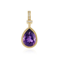 Sibirischer Amethyst-Silberanhänger