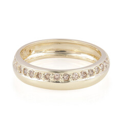 Champagner-Diamant-Goldring