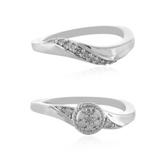 I1 (I) Diamant-Silberringe