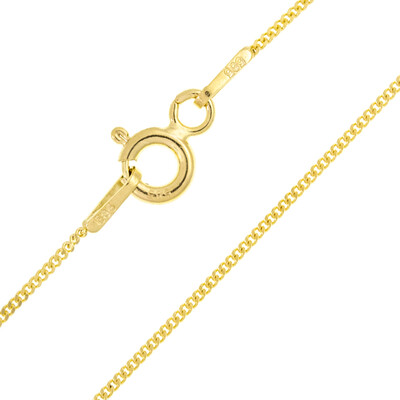 585er Gelbgold-Panzerkette - 1,12 g - 45 cm