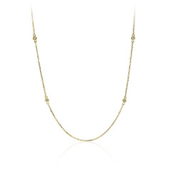 SI2 (H) Brillant-Goldhalskette (CIRARI)