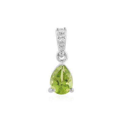 Peridot-Silberanhänger