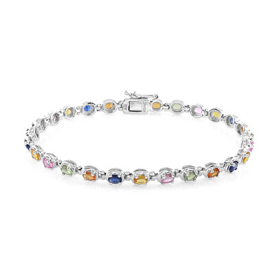 Saphir-Silberarmband