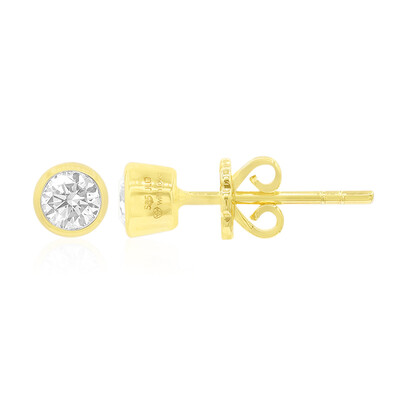 SI1 (G) Brillant-Goldohrringe (Annette)