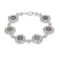 Antikes Witwen-Scherflein-Silberarmband
