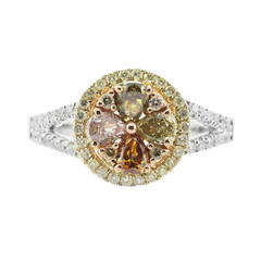 SI2 Fancy-Diamant-Goldring (CIRARI)