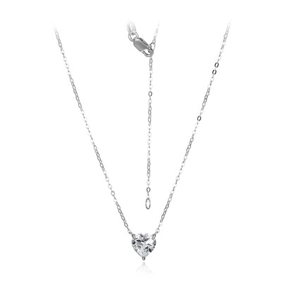 Weißer Topas-Silbercollier