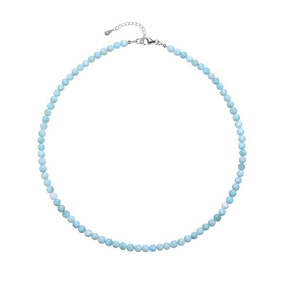 Larimar-Silberhalskette