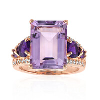 Bolivianischer Amethyst-Silberring