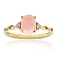 Pinkfarbener Opal-Goldring (CIRARI)